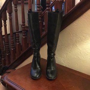 Tory Burch Black knee high boots